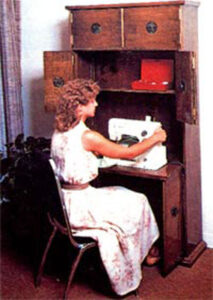 Mother’s Sewing Machine Cabinet Image